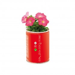 Pot de fleurs en conserve personnalisable